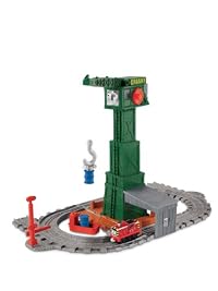 Thomas the Train_ Take-n-Play Cranky at the Docks Playset 