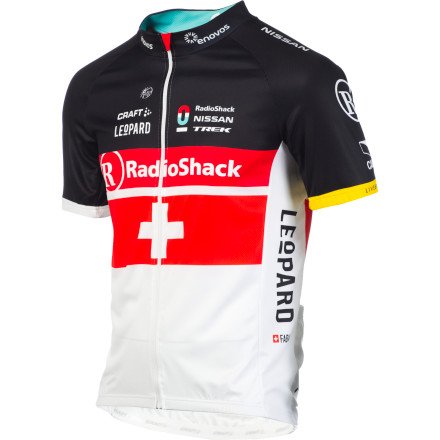Craft Men's Radioshack Nissan Team Replica Bike SWISS Jersey - Black, X-Large
