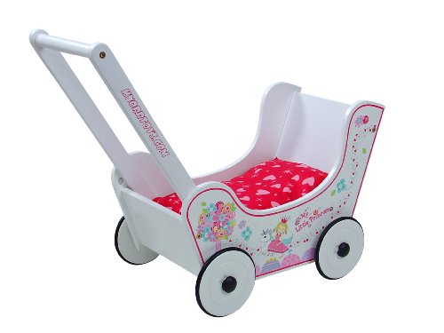Knorrtoys 69907 - Holzwagen Walky Princess wei