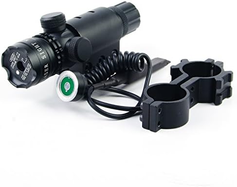 NuoYa001 Hunting 532nm Green Dot Laser Sight 20mm Mount Remote Switch Sighter