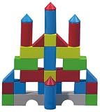 Colored Wooden Building Blocks 30 pieces