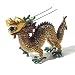 Chinese Dragon Box Swarovski Crystals 24K Gold Jewelry, Trinket or Pill Box F...