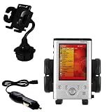 Toshiba e740 Auto Cup Holder with Car Charger - Uses Gomadic TipExchange