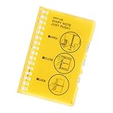 リヒトラブ ダイアリーノート 2016年 黄 D7271-5