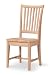 International Concepts 265P Pair of Mission Side Chairs, Unfinished