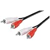 1.5m 2x Cinch Stecker auf 2x Cinch Stecker