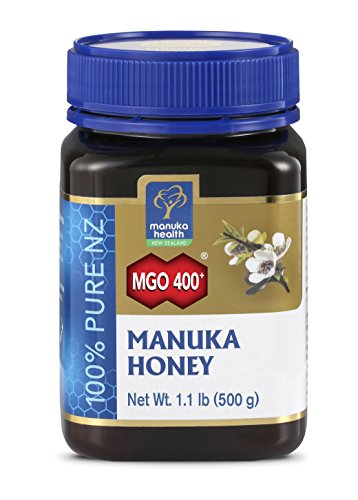 Manuka Health - MGO 400+ Manuka Honey, 100% Pure New Zealand Honey, 1.1 lbs (500 g) (FFP)