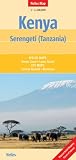 Kenya and the Serengeti Nelles Map (English, French and German Edition)
