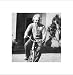 Albert Einstein - Bike - 16 x 16 Poster