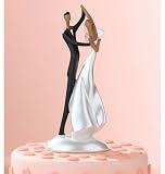 Review Yacanna  / African-American Dancing Couple Wedding Cake Topper