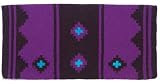 Mayatex Saddle Blanket - Apache - Black and Purple