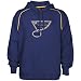 Majestic St Louis Blues Navy Blue Fear and Trembling Hoody Sweatshirt
