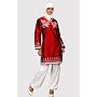 Embroidered Silk tunic set