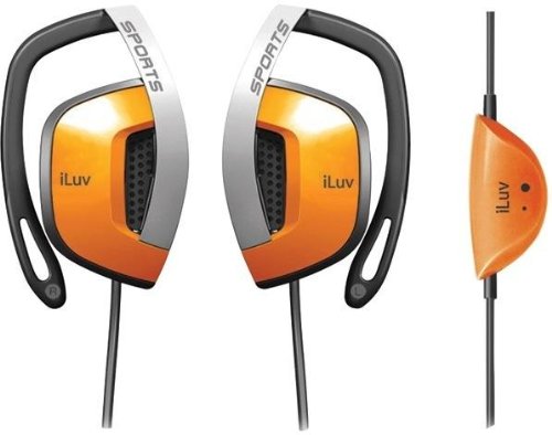 iLuv i303ORG In-Ear Sports Clips (Orange)