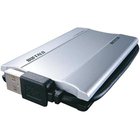 BUFFALO USB2.0�Ή��o�X�p���[�쓮 �V���R��HDD TurboUSB�@�\���� 56GB SHD-UH56G