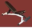 Flat Incline & Decline Bench with Wheels