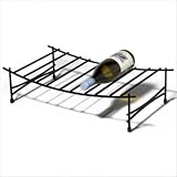 Spectrum 5-Bottle Stackable Wine Rack in Black 49910CAT