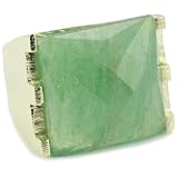 SHEILA FAJL Green Aventurine 18k Gold-Plated R