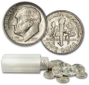 $5.00 (50ct) Roll 90% Silver Coin - (Roosevelt Dimes)