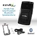 Eznex Solar-Powered In-Car Bluetooth Speakerphone with FM Transmitter - Black