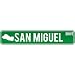 New  San Miguel Drive - Sign / Signs  El Salvador Street Sign City