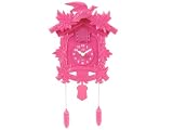 Wall Mounted Cuckoo Clock with Sound - Pink Large