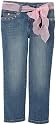 Zana Di Girls 2-6x Scarf Belt Jean