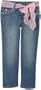 Zana Di Girls 2-6x Scarf Belt Jean,Blue Raydon,4