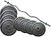 CURLSTANGE MIT 4X10 KG UND 4X5 KG SCHEIBEN ScSPORTS