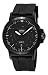 Oris Men's 73576414764RS BC3 Sportsman Day Date Black DLC Case and Rubber Strap Watch