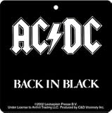AC/DC Back In Black Air Freshener A-0077
