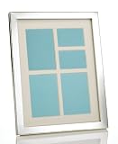 Martha Stewart Collection 5-Photo Collage Silver-Plated Frame, 10 x 13
