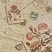 Spielwaren : Scrapbooking Papier 'Blumen & Karten', 1 Stk.