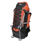 Kemyer 5500 Cubic Inches Deluxe Hiking Backpack – Orange