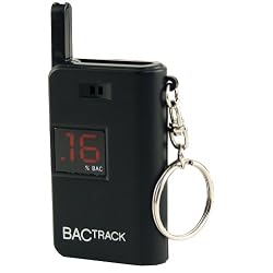 Keychain Breathalyzer - Portable Personal Holiday Alcohol Level Sensor