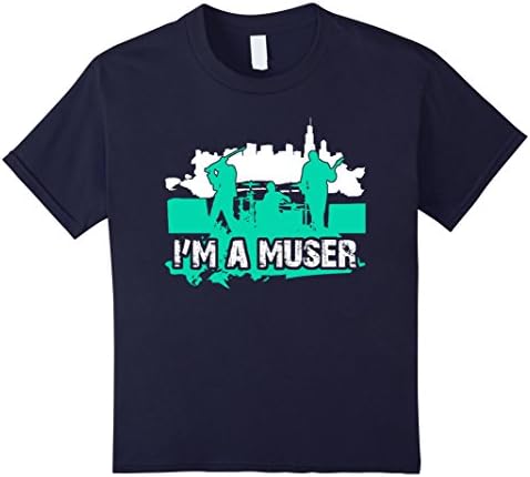 Kids I'm A Muser T Shirt Im A Muser TShirt Music T Shirt 10 Navy
