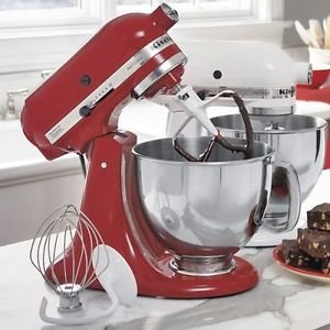 New Kitchenaid Stand Mixer Tilt 5-qt Ksm150pser Metal Artisan Tilt Empire Red Fast Shipping By Fedex