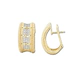 14K Yellow Gold 1/2 ct. Diamond Fancy Earrings