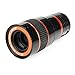 Universal Telephoto Lens Cell Phone Telescope M,Way Hiking Concert Camera Lens 8X Optical Zoom Telescope Camera Lens With Holder For Middle Camera Smartphone