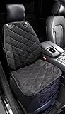 Dog Bucket Seat Cover for Cars Fits most Cars Trucks and SUVs - Unconditional Lifetime Warranty - Black