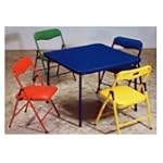 Children's Folding Table & Folding Chairs Furniture Set