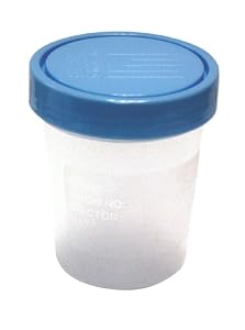 Dynarex Specimen Containers, Sterile, Individually Bagged, 100 Count