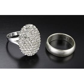 Twilight Breaking Dawn Bella's Engagement Ring and Wedding Band Set