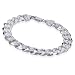 Sterling Silver Curb Link Bracelet 9