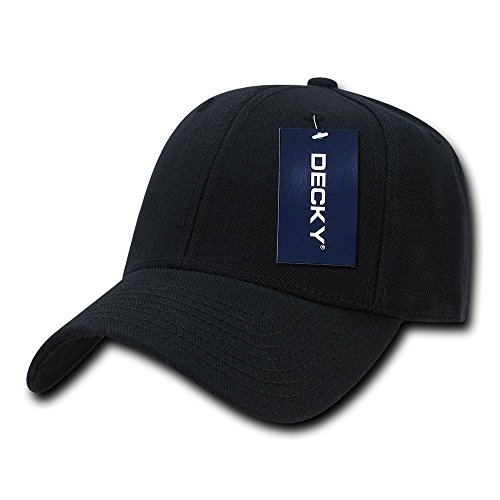 DECKY Low Crown Pro Baseball Cap, Black