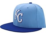 Kansas City Royals MLB 59Fifty ALTERNATE Fitted Cap by New Era (Carolina-Royal)(Size=7-1/4)