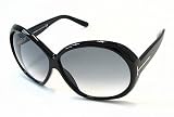 AUTHENTIC TOM FORD SUNGLASSES TF120 TF 120 01B BLACK NATALIA