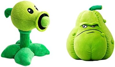 Colorful Edays Plants Vs Zombies Plush Toy Peashooter + Squash 6" Tall 18