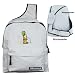 Original 2stoned Crossover-Bag mit Stickmotiv Pi-Boy in Silbergrau