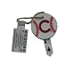 Chicago Cubs Soft Rubber Key Jacket Keychain